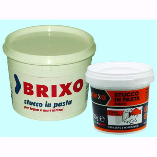 Stucco Brixo in pasta bianco - Kg. 0,500 Conf. 6 Pz