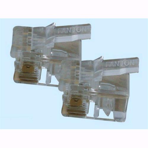 Spine Modulari Plug 6/4c Per Telefono Con Contatti Dorati 100pz  -22290