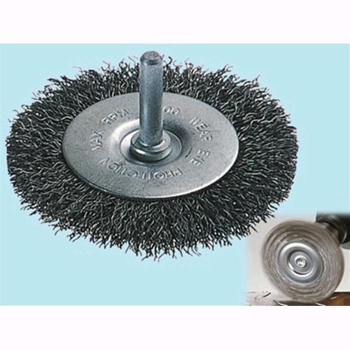 Spazzola acciaio circolare Wolfcraft Art. 2710000 - Ø 50 mm. Conf. 3 Pz