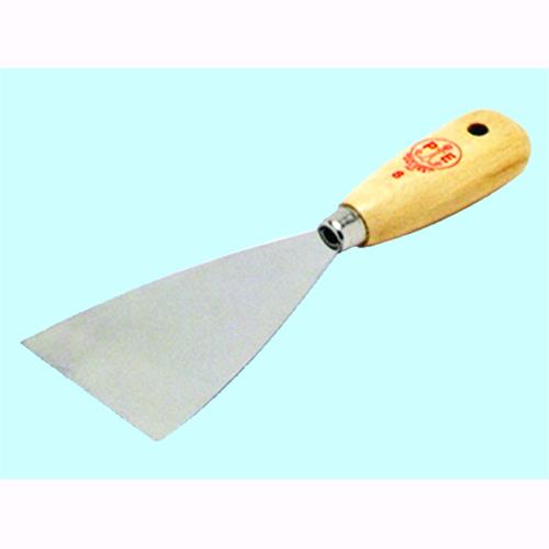 Spatole Ancora inox Art. 501/I M. legno - Misura cm. 10 Conf. 12 Pz