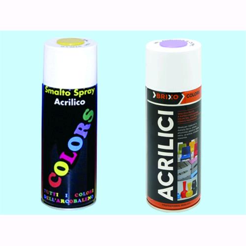 Smalto spray Colors - Colore Nero lucido 103 Conf. 6 Pz