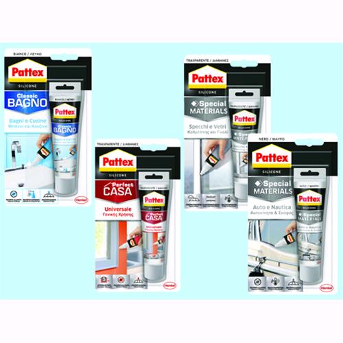 Siliconi Pattex blister - Specchi & Vetri Conf. 12 Pz