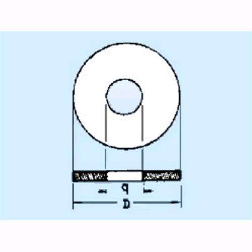 Rondelle ferro grembialine - Int/Est. mm. 6/24 - Spess. mm. 2,0 - pz. 767 - 5Kg