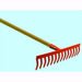 Rastrelli Brixo leggeri con manico - N° denti 16 Larghezza. cm. 43 Conf. 3 Pz