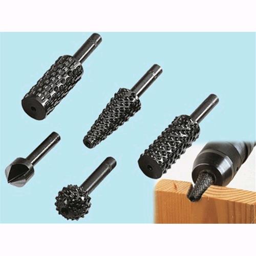 Raspe e Allargatori Wolfcraft in set da 5 pz Art. 2540000 Conf. 3 set