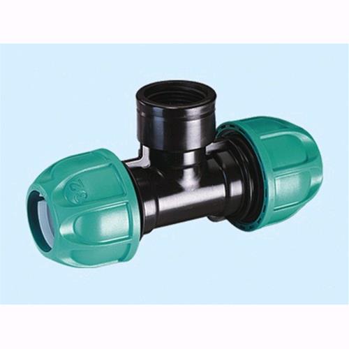 Raccordi T filetto Claber per tubi PE 90416 90418 - Art. 90416 - 1" filetto 3/4" Conf. 5 Pz