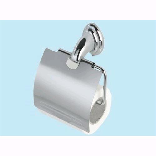 Portarotolo Mod.Facile Cromato Con Piastrine In Acciaio Antiruggine -091005b