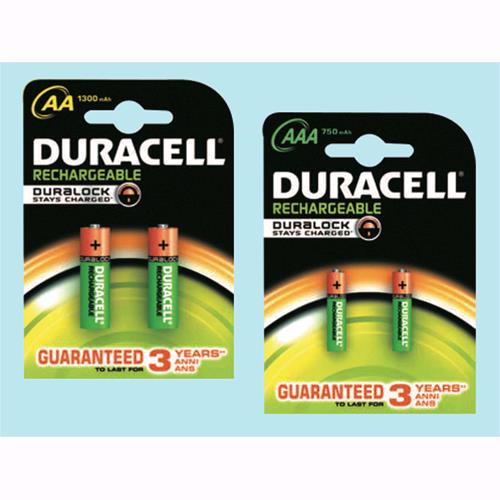 Pile Duracell Ricararicabili Mod.Ministilo Blister 2pz Conf.10 Bl.  Hr03b2