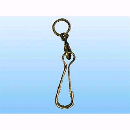 Moschettone Simplex in acciaio nichelato - Lunghezza mm. 120 - 1 Pz