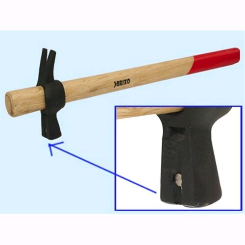 Martelli carpentiere Brixo manico legno con calamita Conf. 12 Pz