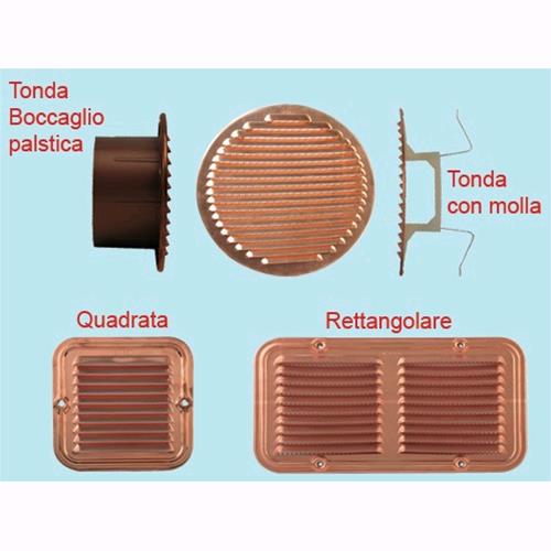 10PZ GRIGLIA AERAZIONE TONDA CON MOLLA IN PLASTICA MM.80 125 10PZ GRIGLIA AERAZIONE TONDA CON MOLLA IN PLASTICA MM.80 125