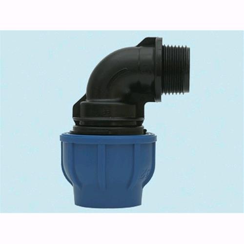 Gomito Connecto Plus a compressione 90? Art. 919 - mm. 16 x M1/2" Conf. 20 Pz