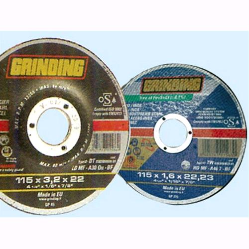 Dischi abrasivi Grinding per ferro - Ø 230 - spes. 2,4 - foro 22 centro depresso Conf. 25 Pz