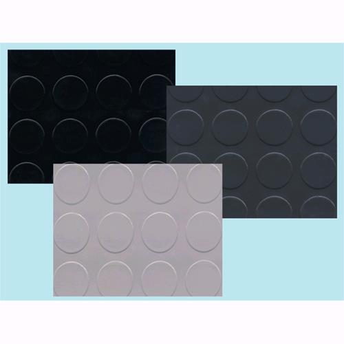 Copripavimento PVC plastificato bollato - Art. 9719 - Colore Nero - Rt. 1Hx25 mt
