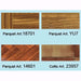 Copripavimento PVC multistrato Art.YU7 - Tipo Parquet - H: 200 cm Rotolo 40 mt