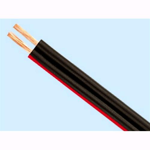 Cavi Piattine Hi-Fi rosso/nere A30 - 2x0,75 - A30.021 Conf. 100 Pz