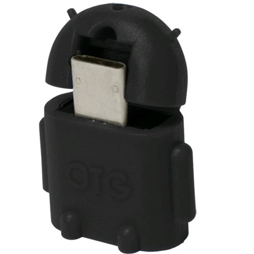 LOGILINK Adattatore USB 2.0 OTG MicroB M / A F per Smartphone/Tablet Nero