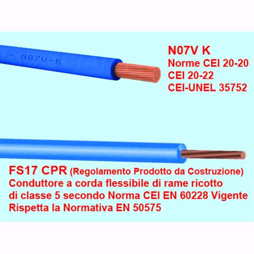 Cavi unipolari NO7V K