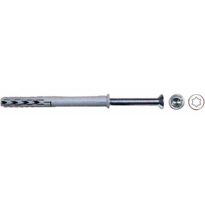 Tassello in Nylon Prolungato con Vite Fischer SXR 6x60 WT LS ØxL.6x60mm cf.100Pz