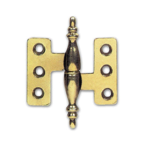 Cerniera per Mobili in Ottone Bronzato mod. Barocco Ala Piana 65mm Sx Sinistra 24pz