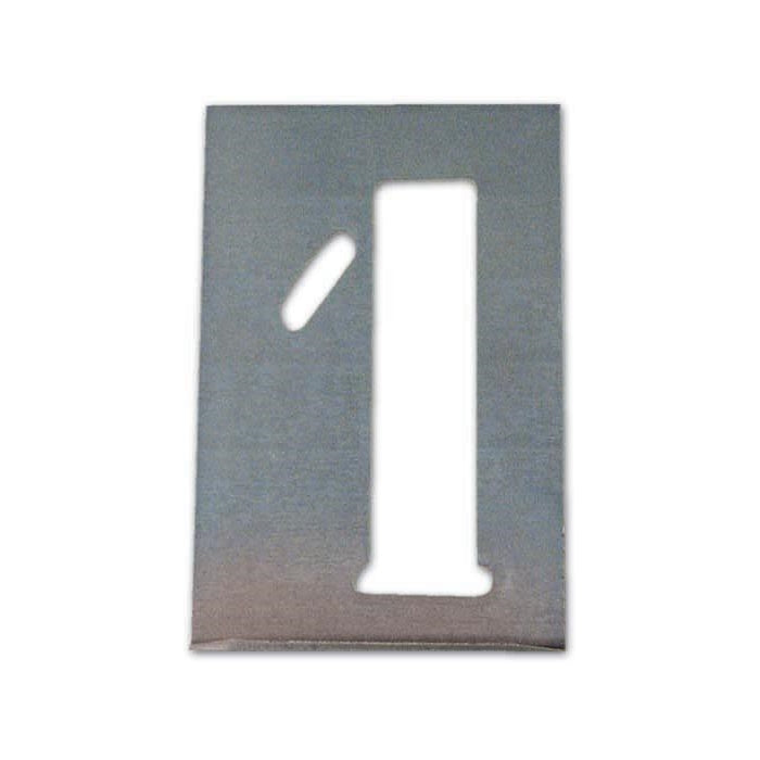 Stampo Traforato a Numeri in serie (dallo 0 al 9) misura 50 mm set. 10 pz