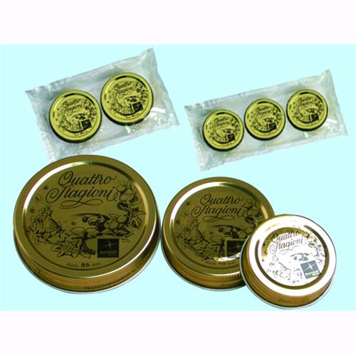 Tappi per vasi vetro Quattro Stagioni Bormioli 70 mm. Conf. 9 pezzi