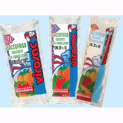 Buste congelatore - 28x40 cm. - Confezione 25 Pz.