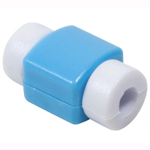 Logilink Cappuccio di Protezione per Cavo USB Azzurro