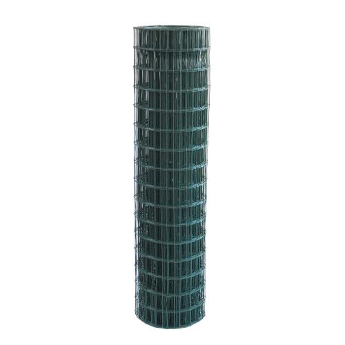 Rete Metallica Elettrosaldata Zincata Plastificata Verde - 25 Mt X 180 Cm, Maglia 75x60 Mm, Filo 2.2 Mm, Per Recinzione Giardino E Aree Residenziali