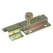 Catenaccio Trasversale Con Contropiastra  Mm  80  - Acciaio Tropicalizzato Cf. 10 Pz