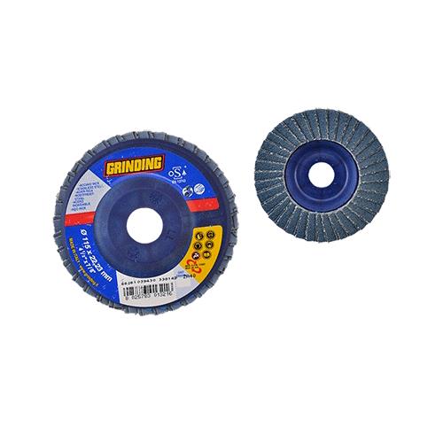 Grinding Disco Lamellare Per Acciaio Inox  Ø 115 Gr. 80 Cf. 10 Pz