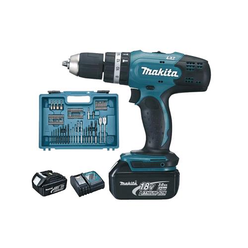 Makita Trapano Avvitatore A Percussione 'Dhp453Rfx4'  18V - 3 Ah Litio