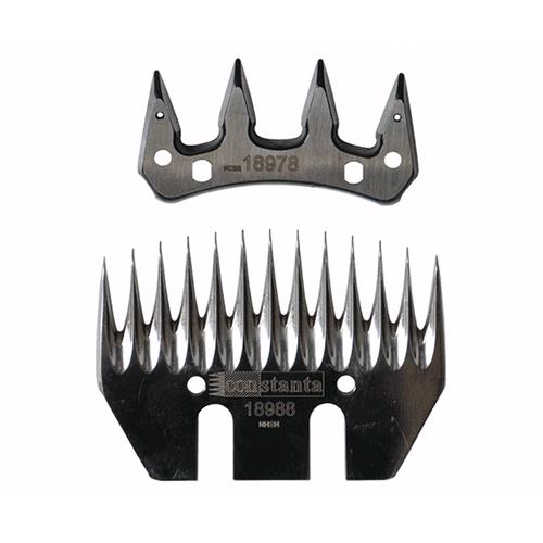 Set Lame Di Ricambio Per Tosatrice Elettrica Equini In Blister 2 Pezzi (4-13 Denti).