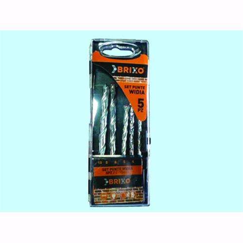 SET PUNTE BRIXO WIDIA 4-10MM PZ.5