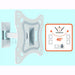MENSOLE TV 28/42" C/BRACCIO BIAN.-451059