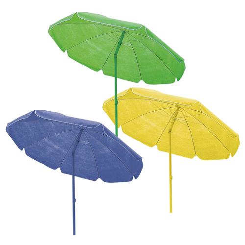 Ombrellone Da Spiaggia Alluminio 2 Mt Con Snodo Tessuto Polyestere BLU Palo 32mm 88602646