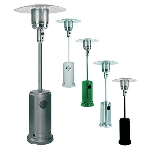 STUFA RADIANTE A FUNGO a raggi infraross acciao inox kw 13