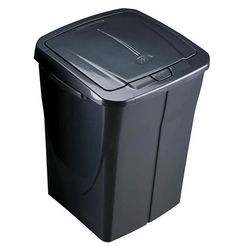 PATTUMIERA per RACCOLTA DIFFERENZIATA Colore ANTRACITE 45 Litri ECOBIN 37x36x51 cm
