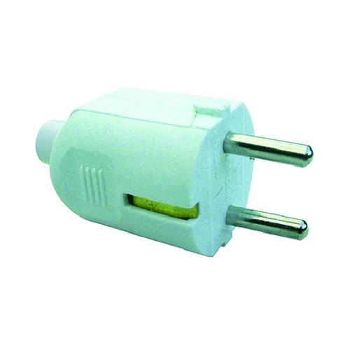 Spina 'Schuko'  Tipo 'Volante' 2P + T 16A Colore Bianco