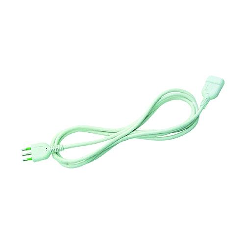 Prolunga Elettrica Lineare Mt.5 – Cavo Mmq 3X0,75. Spina/Presa 2P + T 10A Bianca
