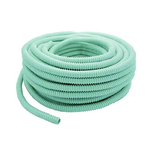 Guaina Flessibile Grigia Plastificata Con Spirale In Pvc Antiurto Ø 20 - Mt. 30