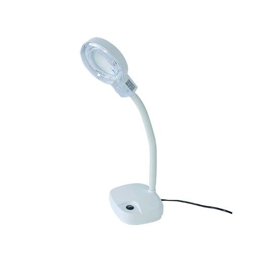 Lampada Da Tavolo Con Lente Ingrandimento  Neon 11 W - Lente Ø 90 Mm