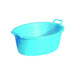 Bacinella Ovale  Ø 60 Cm  - 30 Lt In Polipropilene Blu. Con Due Manici