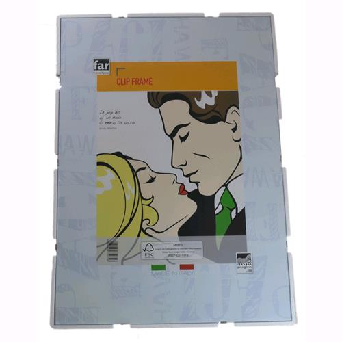 Cornice a Giorno 50X70 con Lastra in Crilex per Poster Conf. 6 pezzi