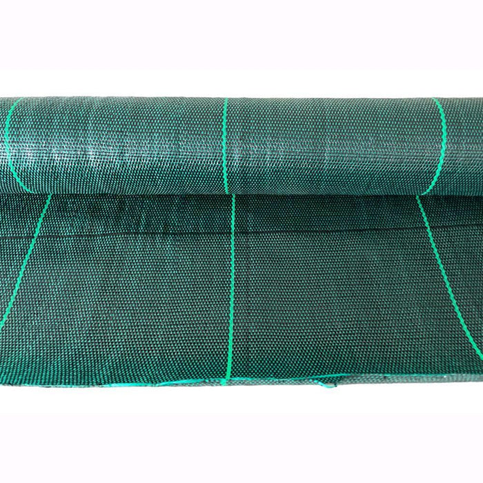 Telo Pacciamatura Stars Antierba In Verde - 2,10 X 10 Metri, Peso 100 G/m² - Foglio Antiradice Per Orto E Giardinaggio Con Drenaggio Acqua