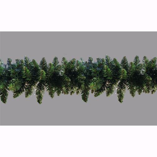 PREQU' Ghirlanda di Natale Verde Lunghezza 270 cm - 220 Rami con punta in Pvc F4546