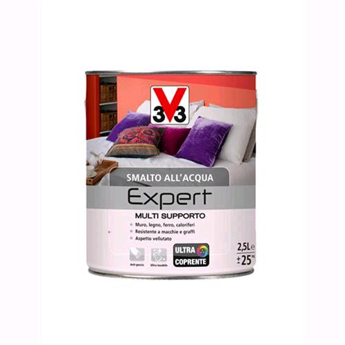 V33 Smalto Multisupporto all'Acqua Linea Expert Colore Verde Acido Chiaro 500 ML
