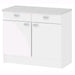 Kit Cucina – Base Mobile 2 Ante 2 Cassetti 45519 49 Bianco 1 Pz