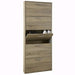 Kit Scarpiera 5 Ribalte  Cm.65X15X164H Colore Rovere