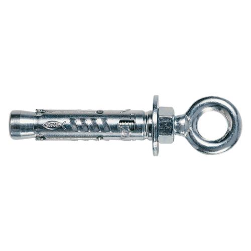TASSELLO ACCIAIO CON OCCHIOLO 'TA M-O' 'TA M10O' Ø 15 x  70 mm - M10 x 77